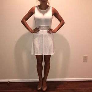 White Fringe Sundress